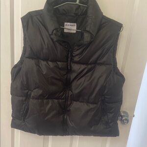 Old Navy Charcoal Puffer Vest